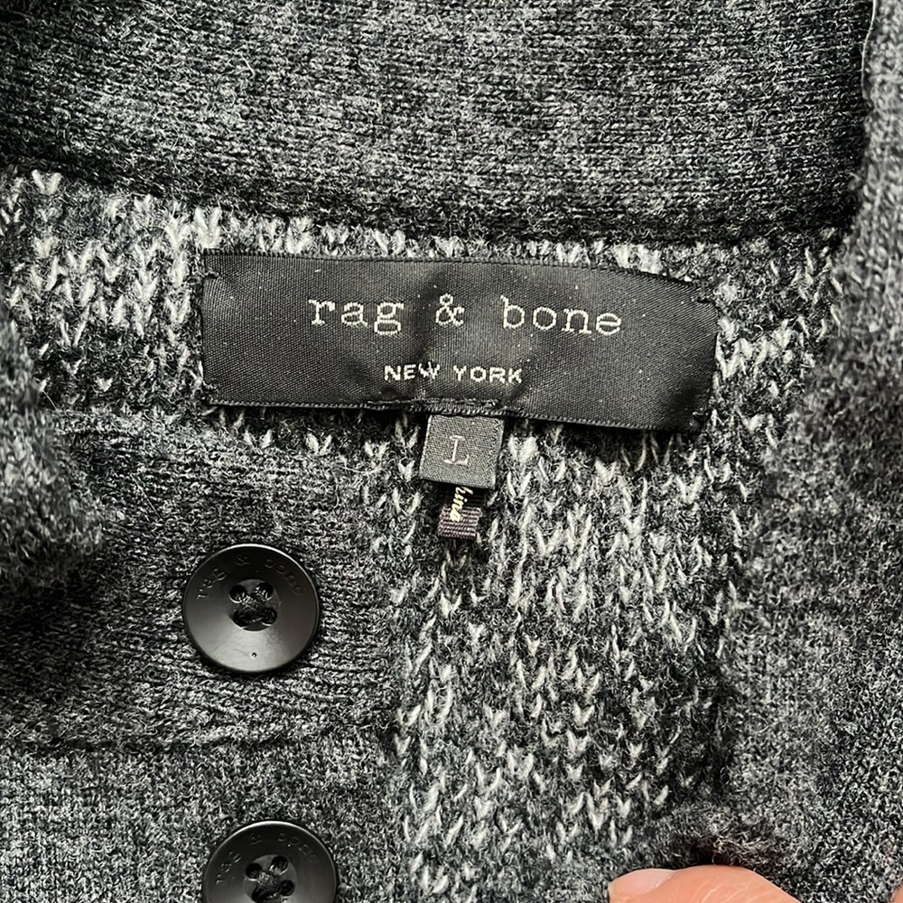 rag & bone Gray Crewneck Sweater - Picture 2 of 8